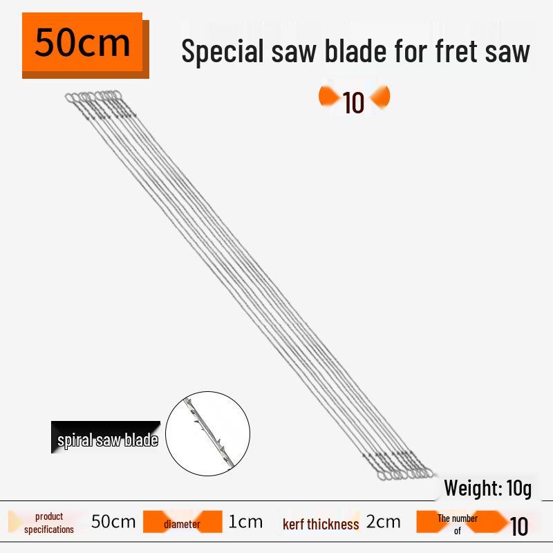 Multifunctional Handheld Steel Wire Fret Saw Blade for Woodworking