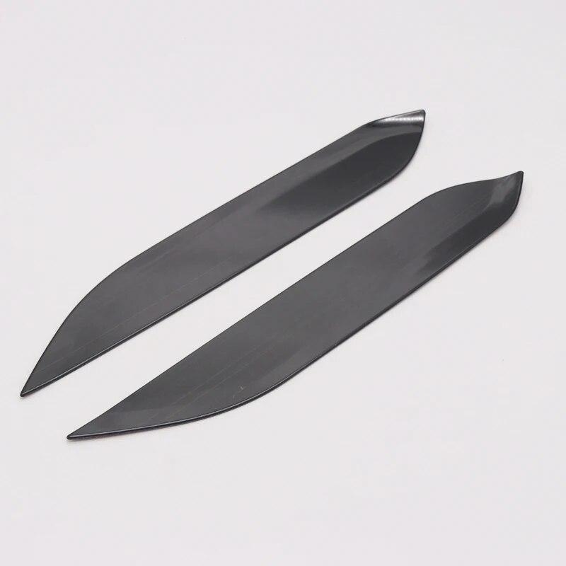 For Peugeot 3008 5008 GT 2017 2018    Stainless Interior Console Near Gear Shift Decoration Cover 2pcs Car Styling