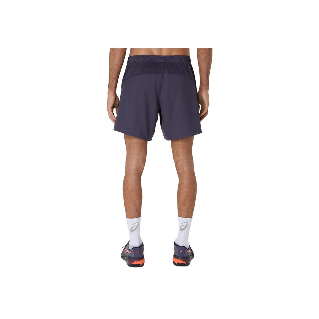 Asics Mens Tennis Sports Series Fashion Simple Lightweight Breathable Sports Shorts Men Shorts Dark-Blue 2041A333-505