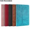 Tablet Coque for IPad A16 Case Emboss Tree Flip Wallet Stand Cover for Funda IPad 11 11th Generation 2025 Case Capa
