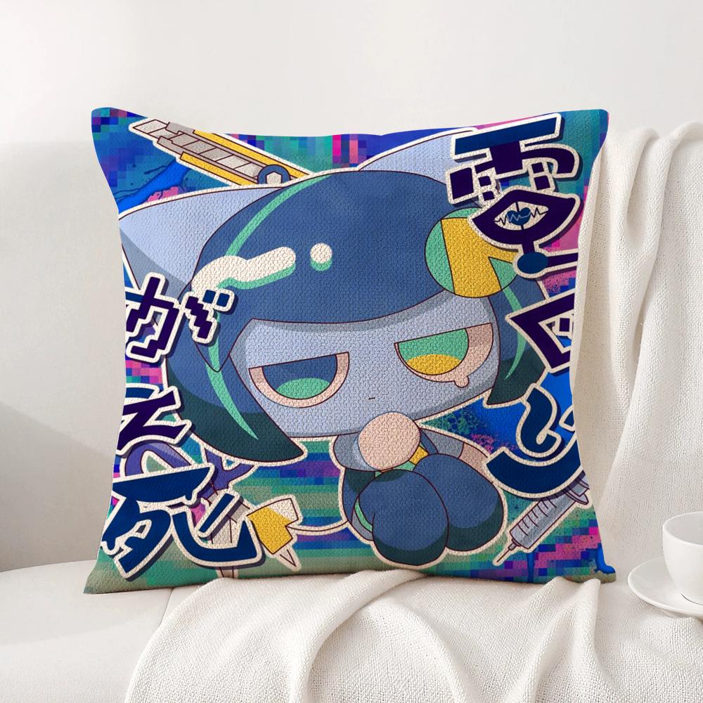 Cartoon P-Pepoyos Cushion Cover Summer Coolness Linen Fabric Double-Sided Printing Pillow Case Sofa Home Decor Gift