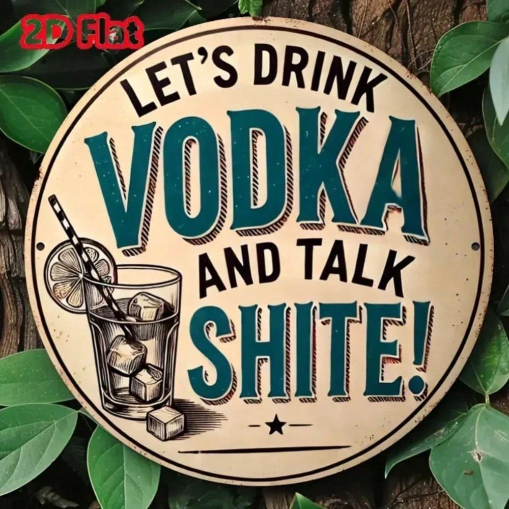 Retro Metal Tin Sign Beverage Art Vintage Poster Man Cave Pub Decor Wall Decoration