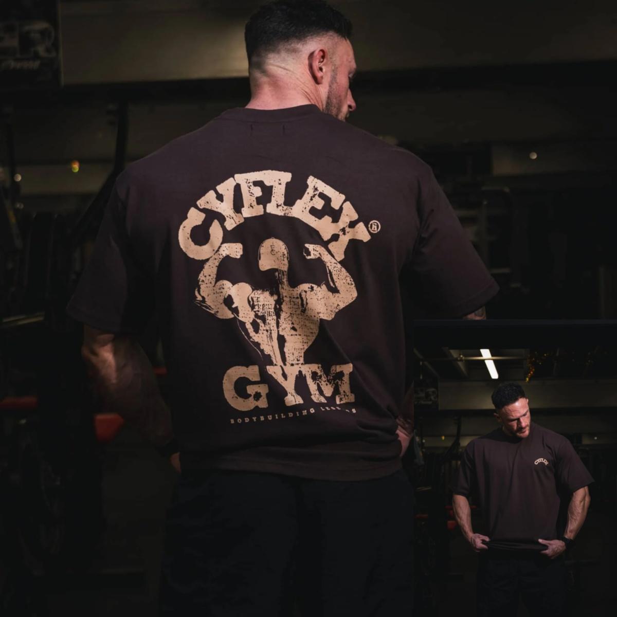 

Iconic Oversized Gym Fitness Training Gym Leisure TShirt Mens and Womens Luxury Brand S