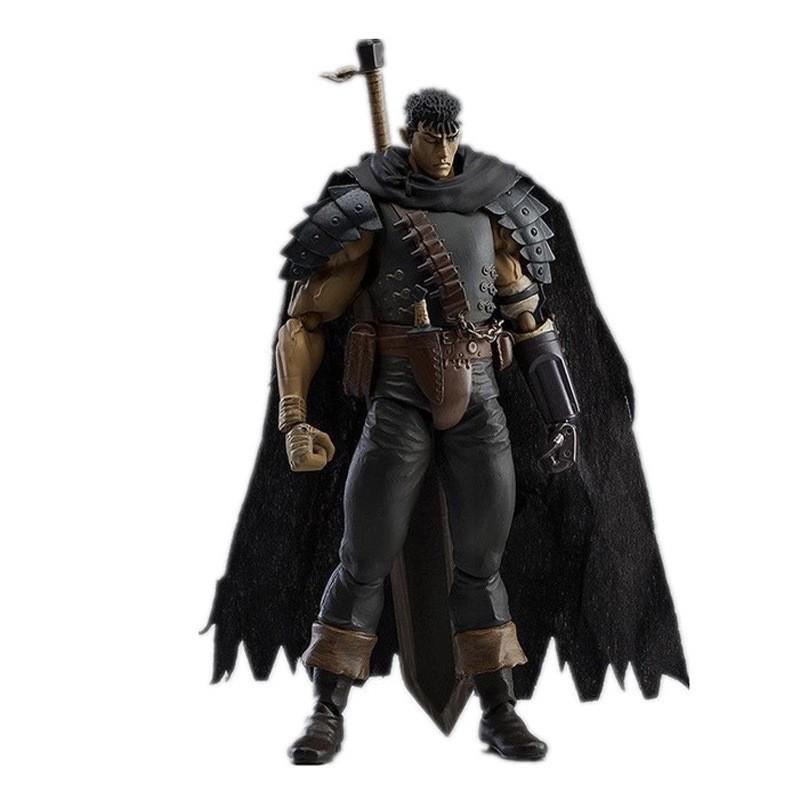 Interesting Toys Unisex Black Figma 359 Guts Berserk Swordsman Repaint Edition Action Figure 17Cm Pvc Collectible Anime Model Toy For Berserk Fans