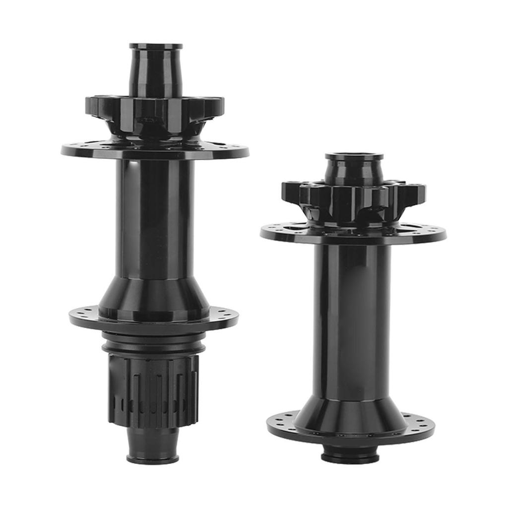 1 Pair Mountain Bike Hub 32 Holes Waterproof Sealed Anodizing Black Front Rear Aluminum Alloy for Bicycle