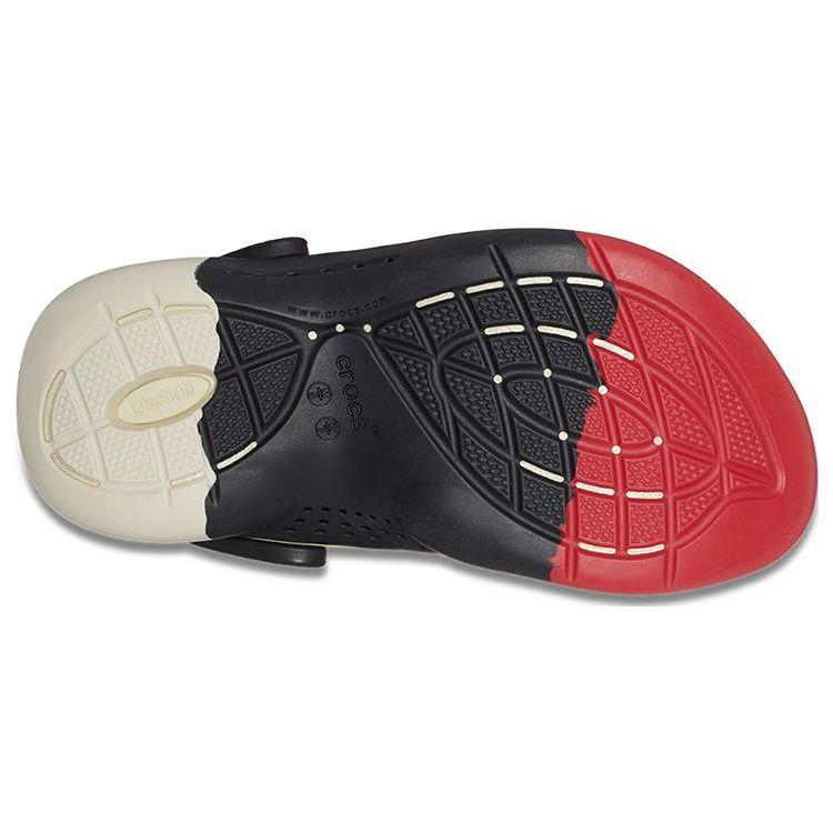 Crocs Literide 360 PU Casual Versatile Clogs Unisex Footwear Black 208281-0C4