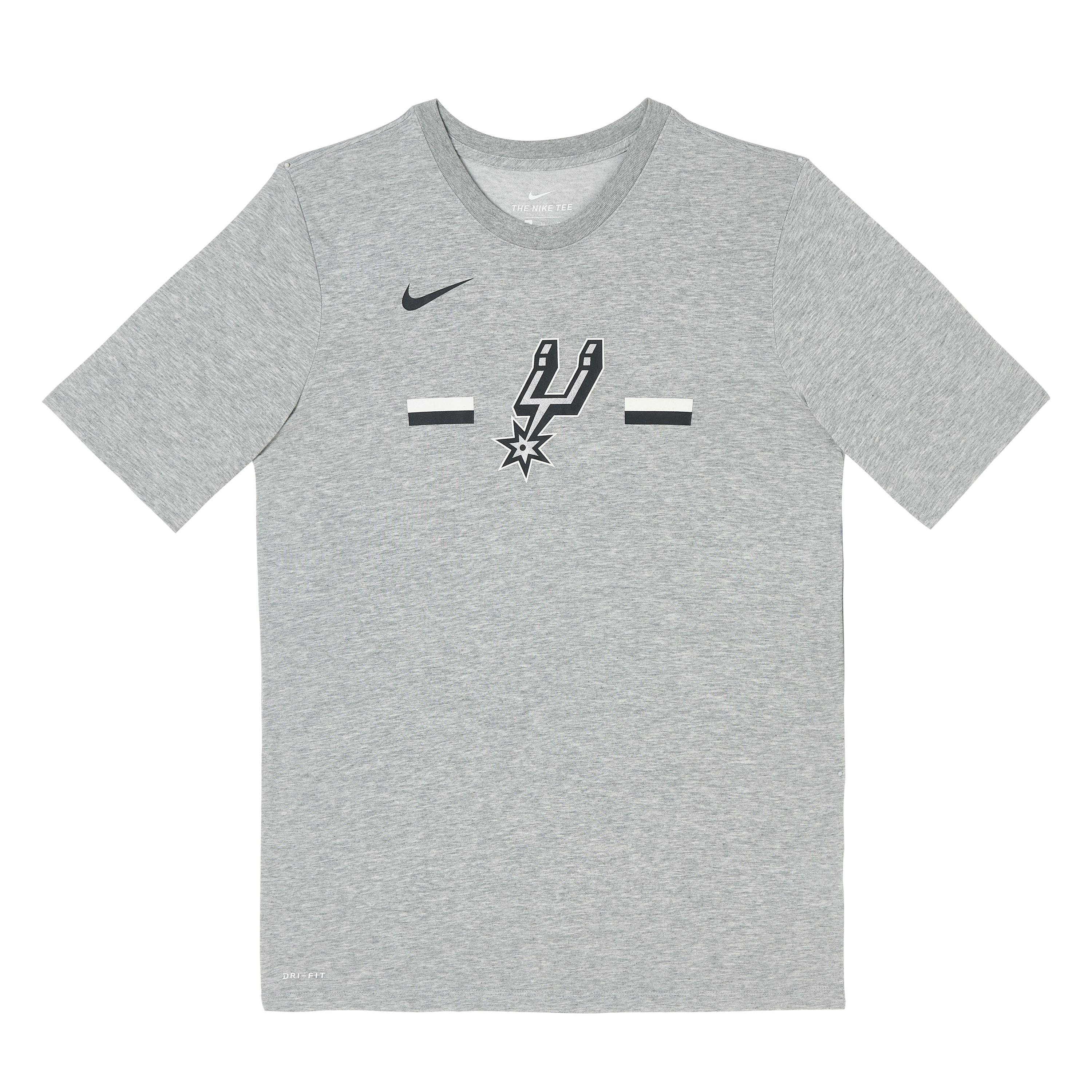 

Nike NBA Collaboration Dri-Fit T-Shirt San Antonio Spurs Logo Sports Quick-Dry Basketball Short Sleeve Kids Tops 3Z2B7BAWH-SPU M