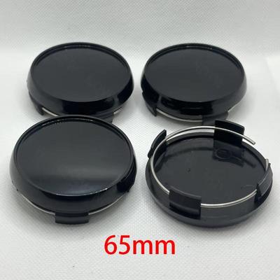 4Pcs 65mm Tampa central do cubo do carro Preto Prata para VOLK RACING RAYS TE37 CE28 TE37 Acessórios para tampa de roda Fit 56mm Adesivo de logotipo