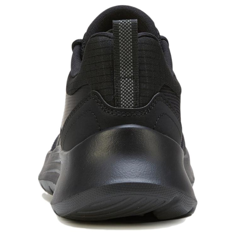 New LiNing Cushioning Breathable Low Top Running Shoes Men's Black ARSU113-1