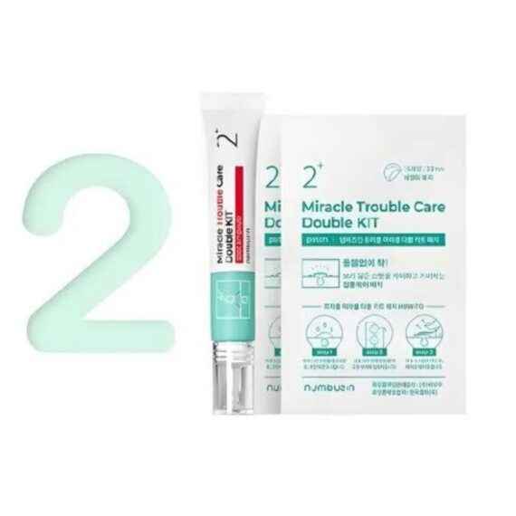 

NUMBUZIN No.2 Miracle Trouble Care Double KIT, Корейская косметика, Kbeauty, пробник