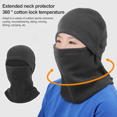 Women Men Winter Warm Cycling Bandana Windproof Sun Protection Polar Fleece Outdoor Headgear High Elastic 306-degree Full Coverage Face Protection