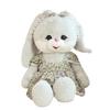 Plush Rabbit Toy With Q Version Cuddly Animal Toys Sleeping Pillow Toy For Girls