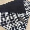 Used BURBERRY Burberry Scarf Large Handkerchief Cotton 100% Brand New Unused