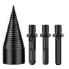 Wood Splitter Drill Bit Cone Splitter 85mm with Deep Spiral and Three Handles for Enhanced Wood Splitting Efficiency