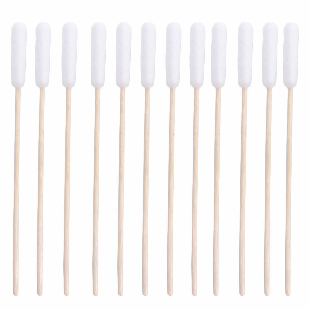 50pcs 15cm Pet Cotton Swabs Disposable Pet Ear Wash Cotton Ball Dog Cotton Buds  for Cats Puppy