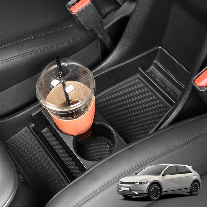 For Hyundai Ioniq 5 2025 Center Storage Box Console Armrest Organizer Phone Holder Tray Container Car Accessories LHD