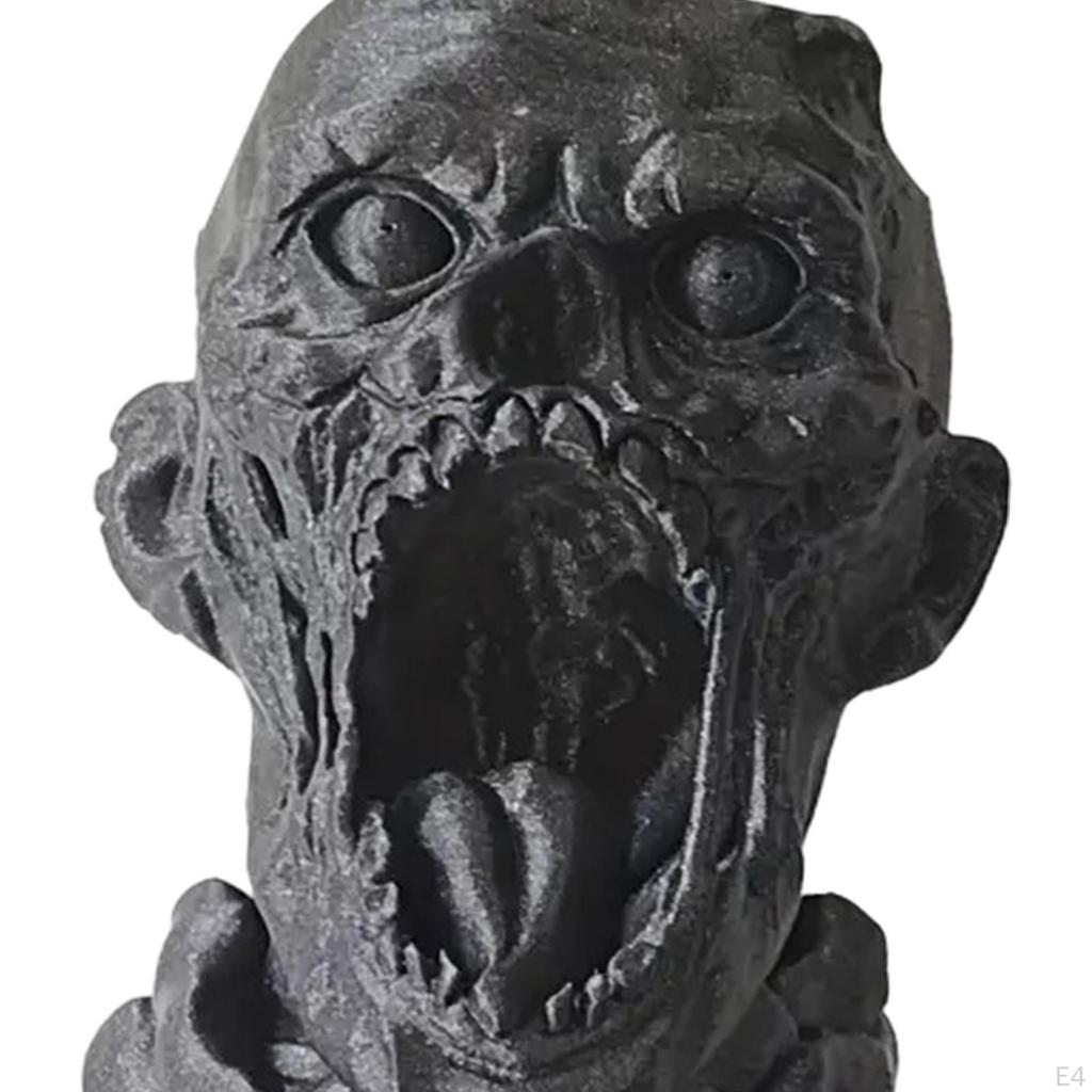 Creepy Skull Planter Resin Statue Flower Pot Table Centerpiece for Home Office Decor