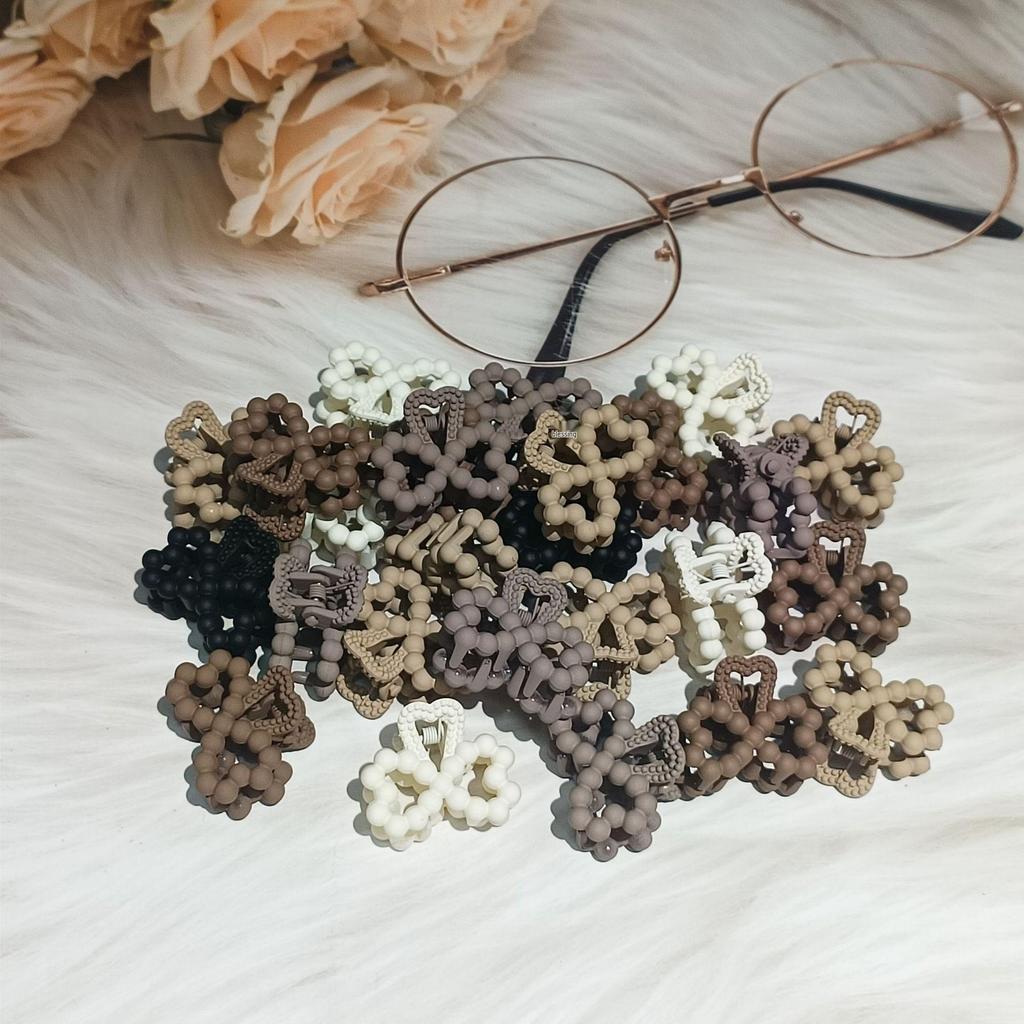 Kaffee-Farbenes Mini-Klammer-Set - Prinzessinnen Haar- & Pony-Accessoires