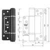 30 KG WEICH Hydraulische Feder Selbstschließend Aluminiumprofil Glastür Scharnier Halter Türschließer Stopper mit Modernem Design
