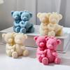 Epoxy Handmade Soap Mold Lovers Bear Decoration Candle Mold for DIY Decoration Making Soap Candle Melt Resin Clay