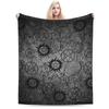 Supernatural Grey Blankets Soft Warm Flannel Throw Blanket Plush for Bed Living Room Picnic Travel Home Couch