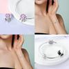 Authentic copper Flowers Pink Hearts Zircon Butterfly Green Dragonfly Charm Bead Charms Bead Compatible With Bracelets Diy Valentines Day Fine Gift