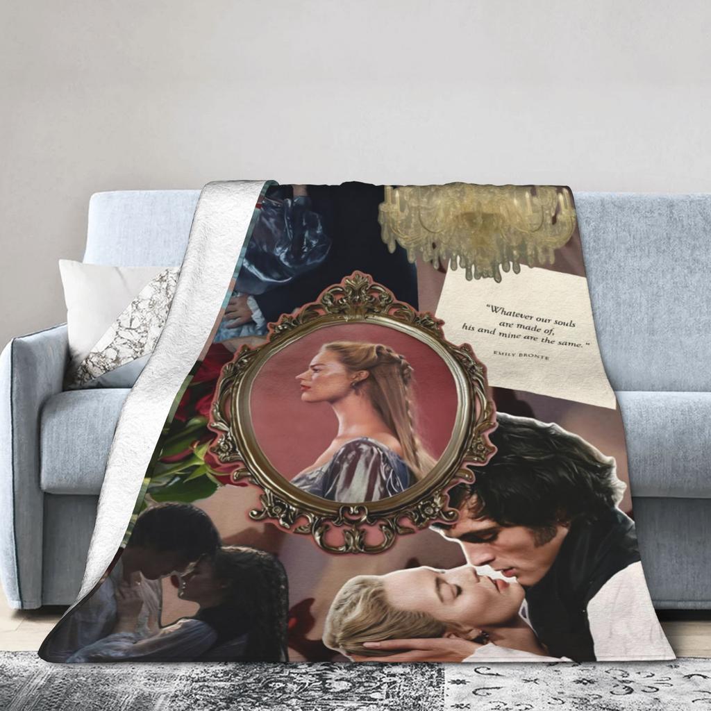 Wuthering Heights 2026 Movie Gift Blanket For Men Women Ultra Soft Throw Blankets for Living Room 50x60 Inches Multi-size