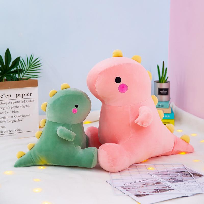 Dazed Dragon Plush Toy Doll Sends Girls To Sleep with Dinosaur Throw Pillow