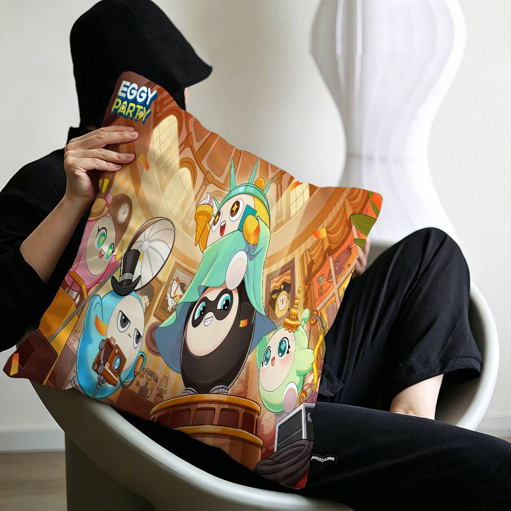Game Egg Party Cushion Cover Decorative Pillow Sofa Home Decor Case Pillow Cases