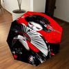 1pc Geisha Sakura Automatic Open/Close Umbrella Compact Folding Umbrella with 8-Rib Shaft for Women/Men, Elegant Birthday1182S