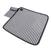 Portable Heated Seat Cushion Canvas USB Adjustable Heating Stadium Seat Pad for Outdoor Camping