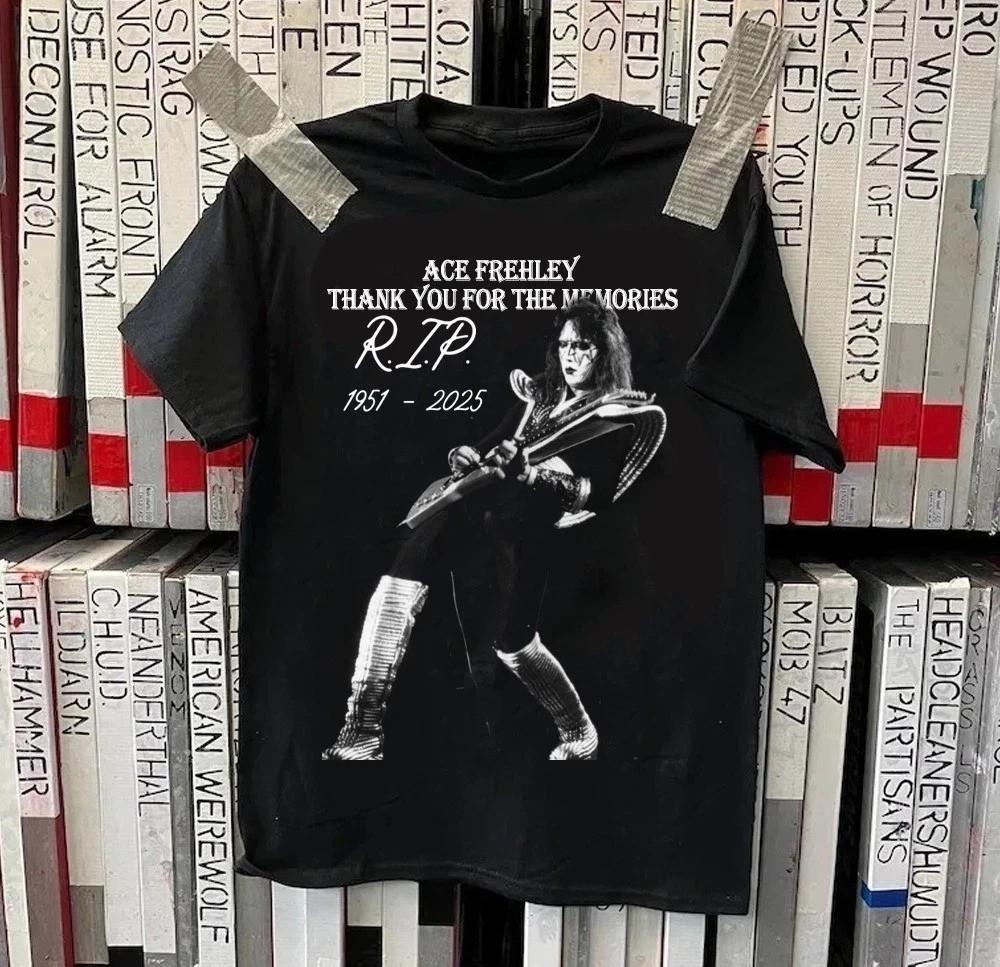 

Ace Frehley Thank You For The Memories 1951-2025 RIP Tribute T Shirt L