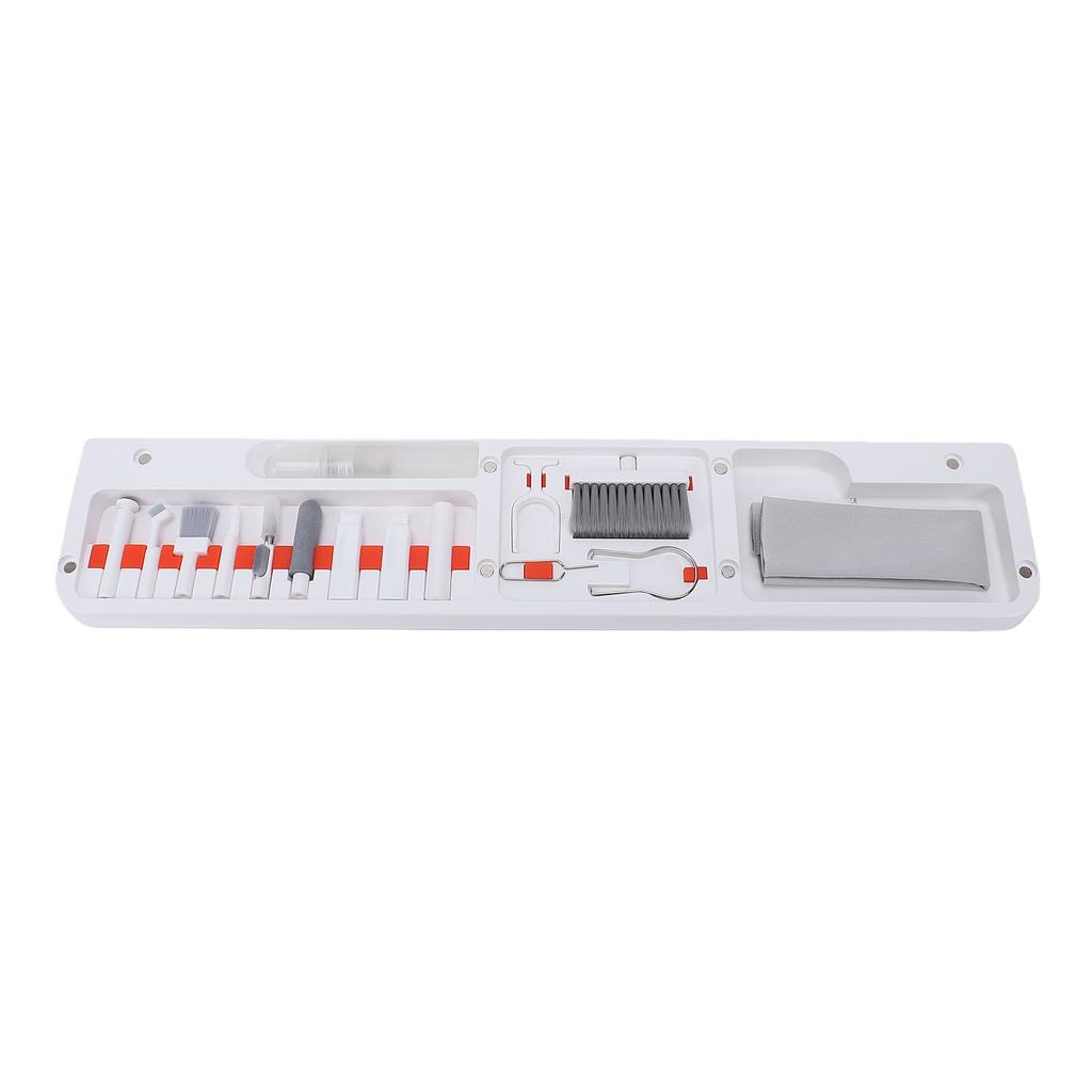 Keyboard Wrist Rest with Cleaning Kit Ergonomic Soft Sponge Keyboard Wrist Support Pad and Electronic Cleaning Kit White