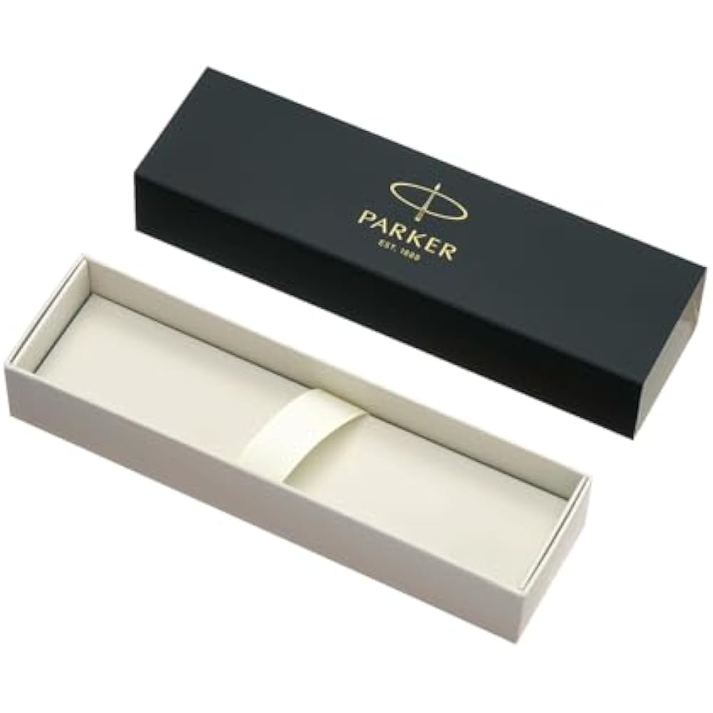 PARKER Parker Ballpoint Pen, Jotter, Stainless Steel, GT, Medium, Permanent, Gift, Boxed, Luxury,...