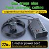 226W Car Charger Fast Charging Cigarette Lighter Split Adapter PD QC3.0 USB Voltage Display Front Rear Charge 12V 24V Truck SUV