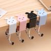 Cute Rabbit Desk Bag Hook Table Side Hanging Hook Adjustable Storage Hooks Headphone Backpack Desk Hanger Punch-Free