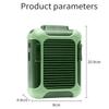 Portable Hands-free Waist Fan 3 Speed Adjustable Outdoor Cooling Fan Anti-drop Neck Hanging Fan
