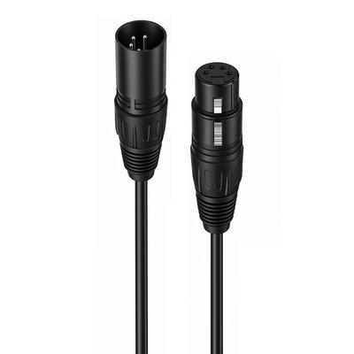 HangTon XLR 4-pin DSLR Camera Monitor Recorder Mixer Power Cable, XLR Male-Female, 1.5m