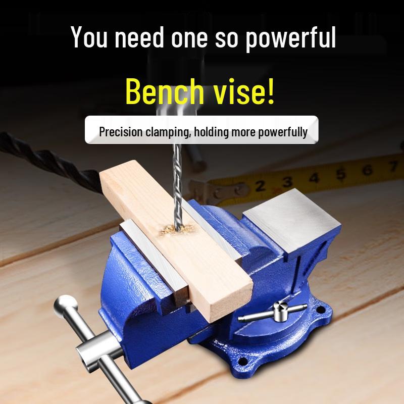 Jun Ding Ying 4-inch Industrial Heavy-Duty Bench Vise