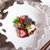 Nordic Style Coral Design Ceramic Salad Plate Heat-resistant Snack Tray  Restaurant