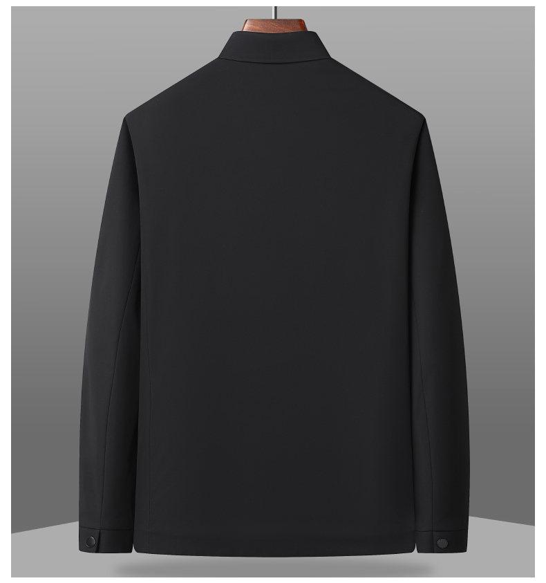 Men's Business Casual Spring Lapel Jacket - Middle-Aged Workwear Coat