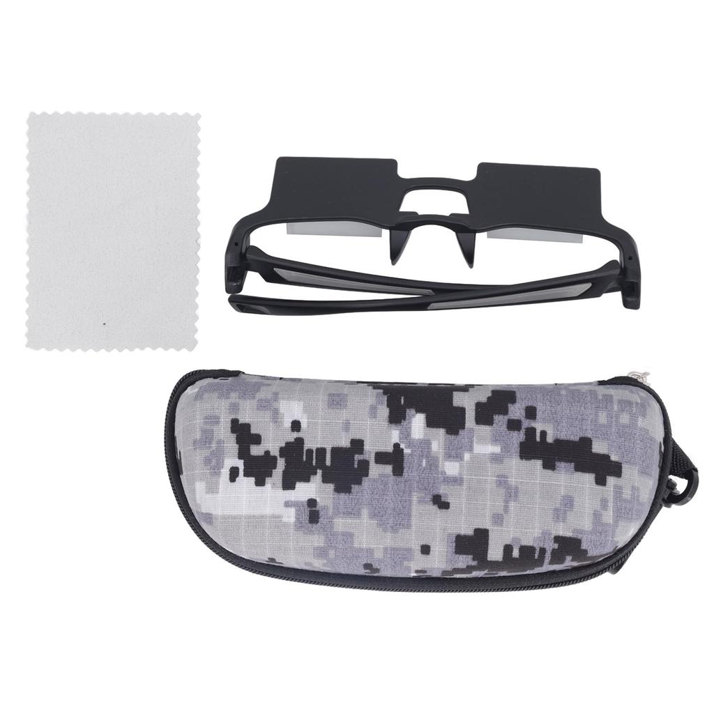 [Confortable] Lunettes paresseuses, Lunettes pour s'allonger à 90°, Lunettes à prisme pour vue horizontale pour lire en étant couché, Regarder la télévision avec des lunettes ou des lunettes de lecture