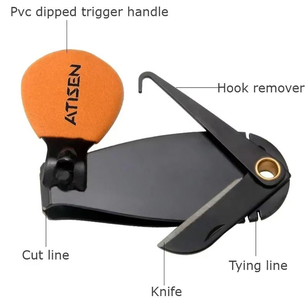 1Pcs Portable Fishing Nipper Stainless Steel Line Clippers  Fishing Tackle Accessory