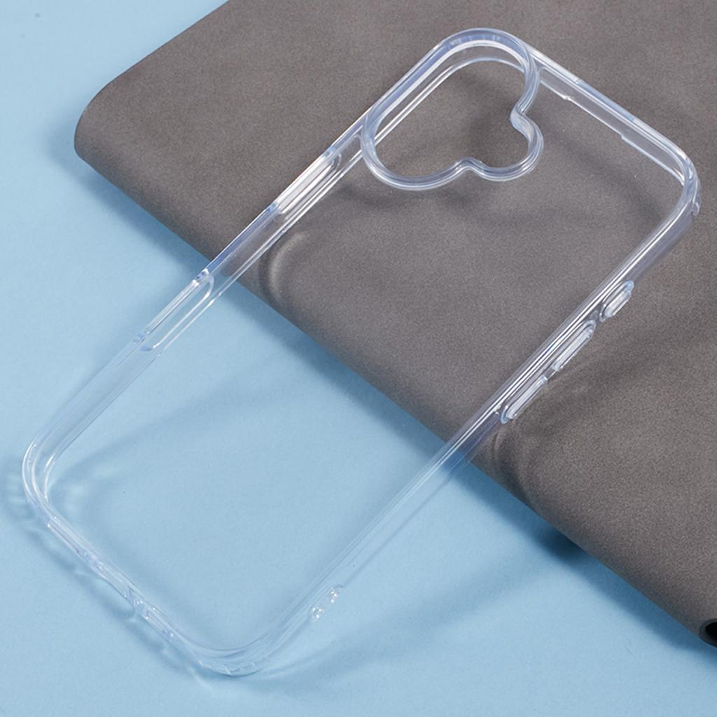 KIGC For iPhone 16 Plus Clear Case TPU+PC Protective Shockproof Phone Cover