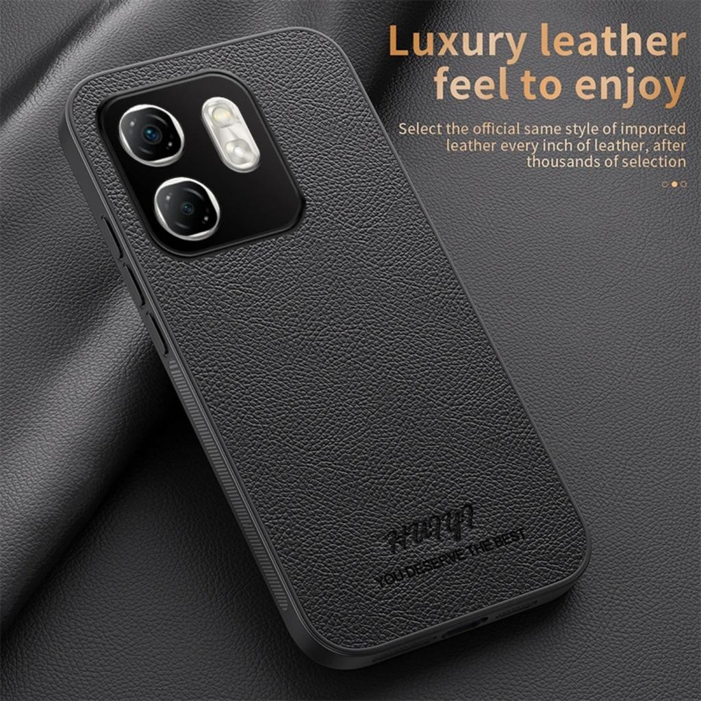 Leather Case for Infinix Smart 9 Hot 50i Car Magnetic Holder Silicone Phone Cover InfinixHot50i InfinixSmart9 X6531 X6531B X6532