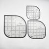Acrylic Irregular 90° Sewing and Patchwork Ruler for Fabric Cutting