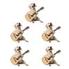Air Freshener Clips Cute Guitar Dog Car Vent Clip 2D Dashboard Decor for Dog Lovers Easy Clip-On Lightweight Novelty Gift for Car Interior