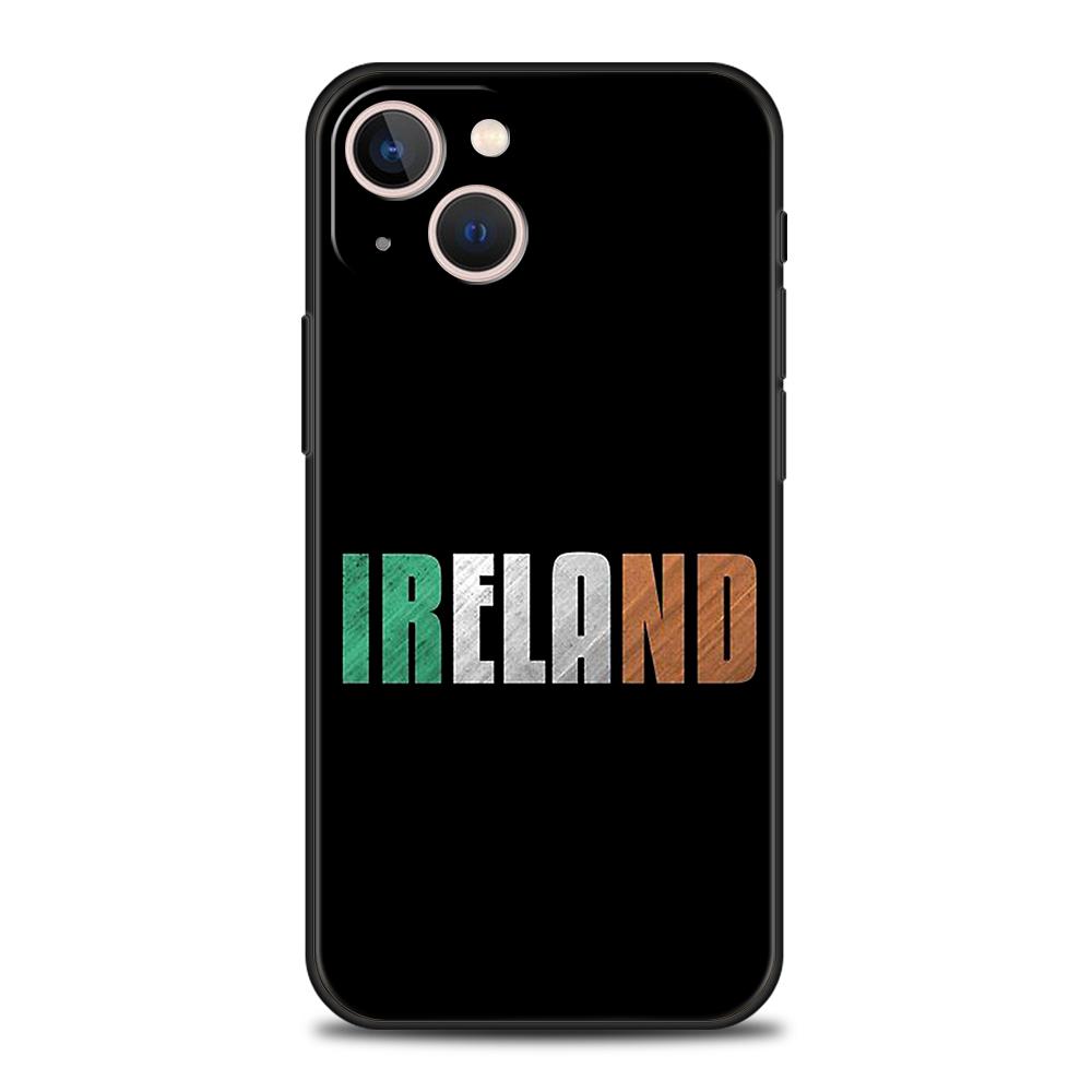 Luxury TPU Soft Phone Case For iPhone 17 Air 16E 16 11 15 14 Pro MAX 12 13 7 8 Plus X XR XS SE 2022 Cover Ireland Flag