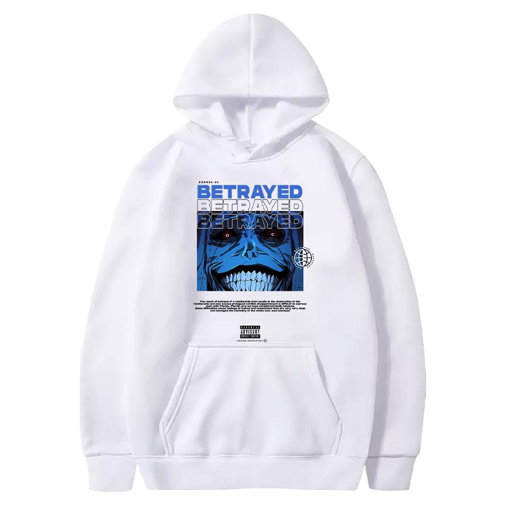 Harajuku Anime Solo Leveling Sung Jin-Woo Printed Hooded Men Women Classic Hoodies Oversized Pullover Unisex Sweatshirt XS белый 2199₽
