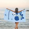 1pc Sanrio Cinnamoroll4 Beach Towel, Beach and Seaside Swimming Pool Equipment, Fashion Pattern, Rectangular, Travel Essentials